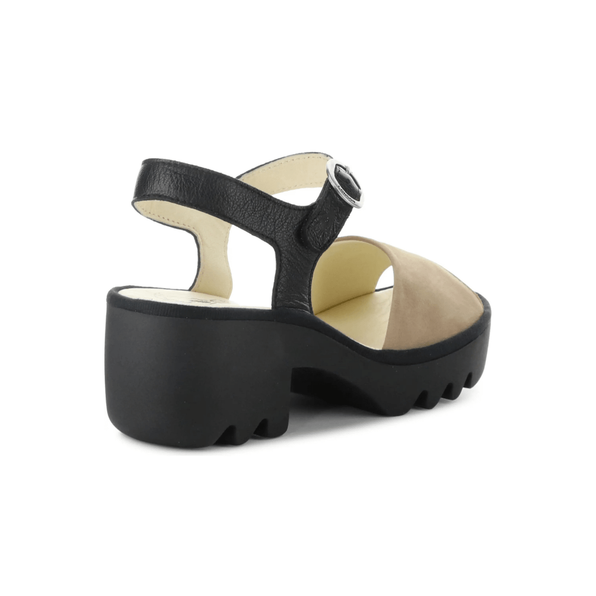 Fly London Women's TULL503 Taupe Suede/Black Mousse Leather - 9032476 - Tip Top Shoes of New York