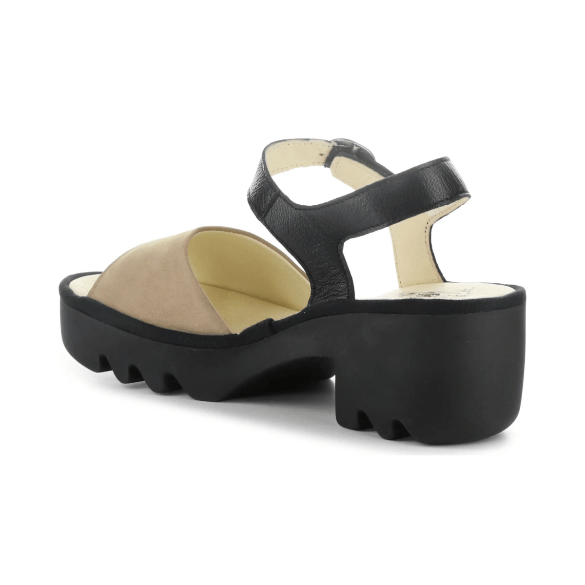 Fly London Women's TULL503 Taupe Suede/Black Mousse Leather - 9032476 - Tip Top Shoes of New York