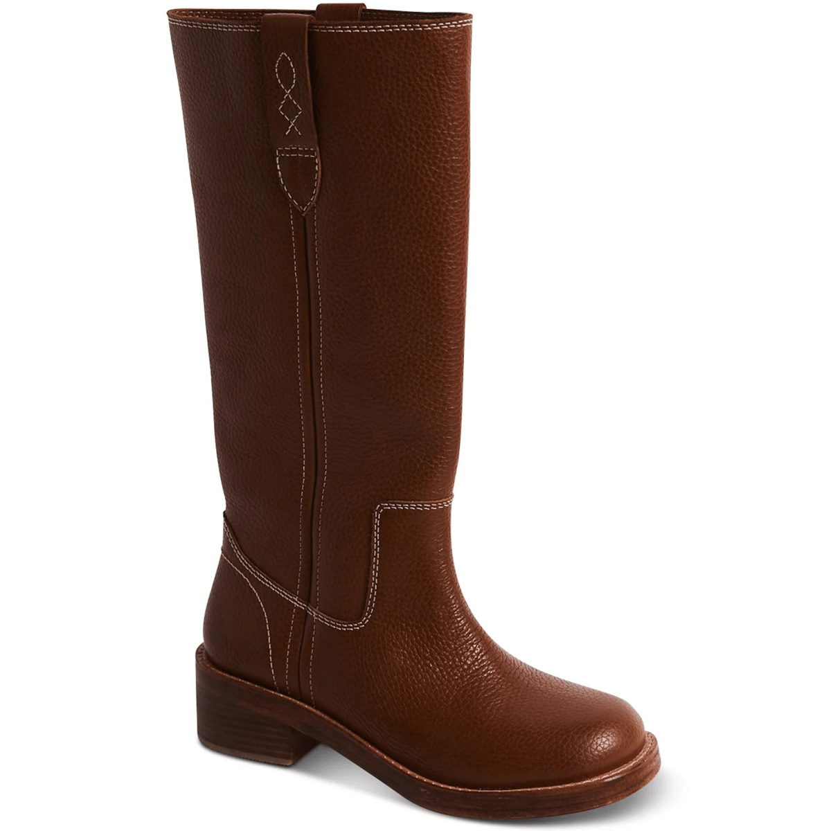 Free People Women's Blaze Pull - On Boots Vintage Tan Leather - 9024924 - Tip Top Shoes of New York