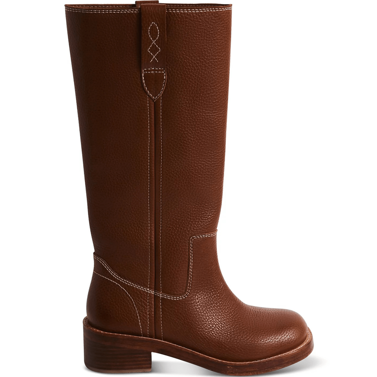 Free People Women's Blaze Pull - On Boots Vintage Tan Leather - 9024924 - Tip Top Shoes of New York