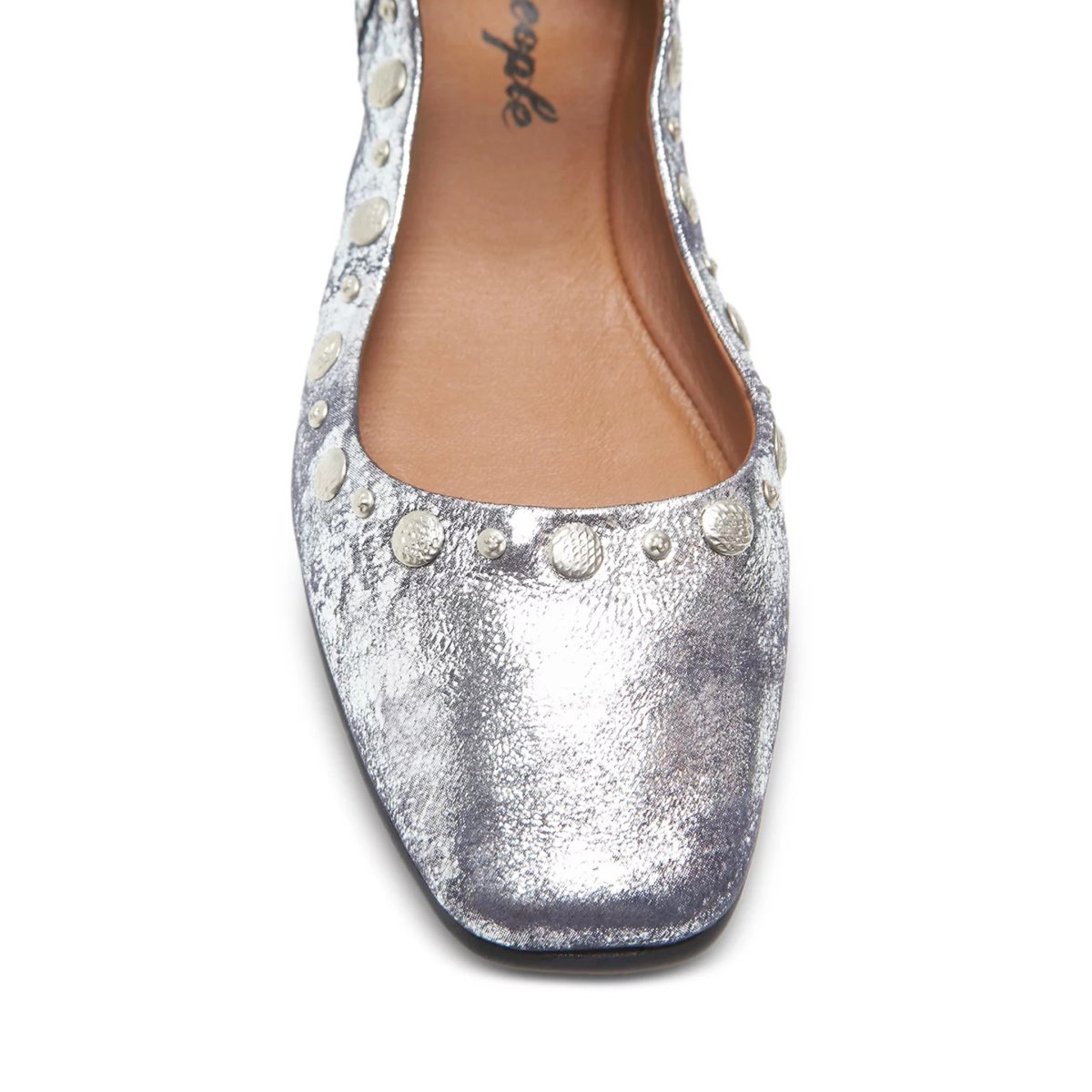 Free People Women's Mystic Mary Jane Flat Silver Distress - 9022880 - Tip Top Shoes of New York
