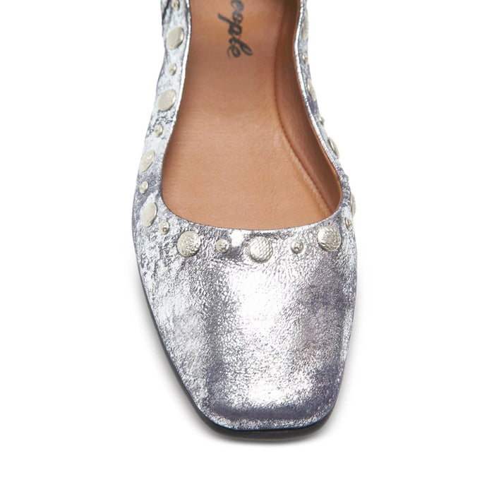 Free People Women's Mystic Mary Jane Flat Silver Distress - 9022880 - Tip Top Shoes of New York