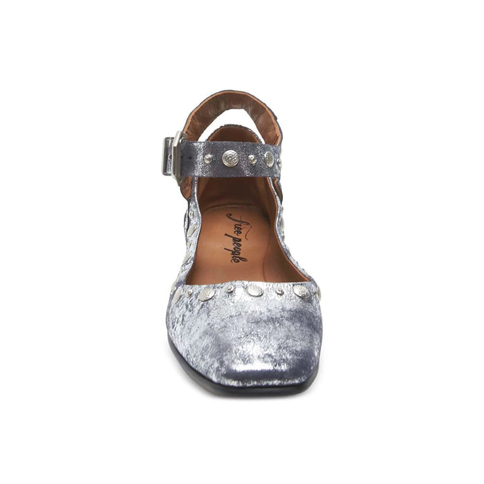 Free People Women's Mystic Mary Jane Flat Silver Distress - 9022880 - Tip Top Shoes of New York