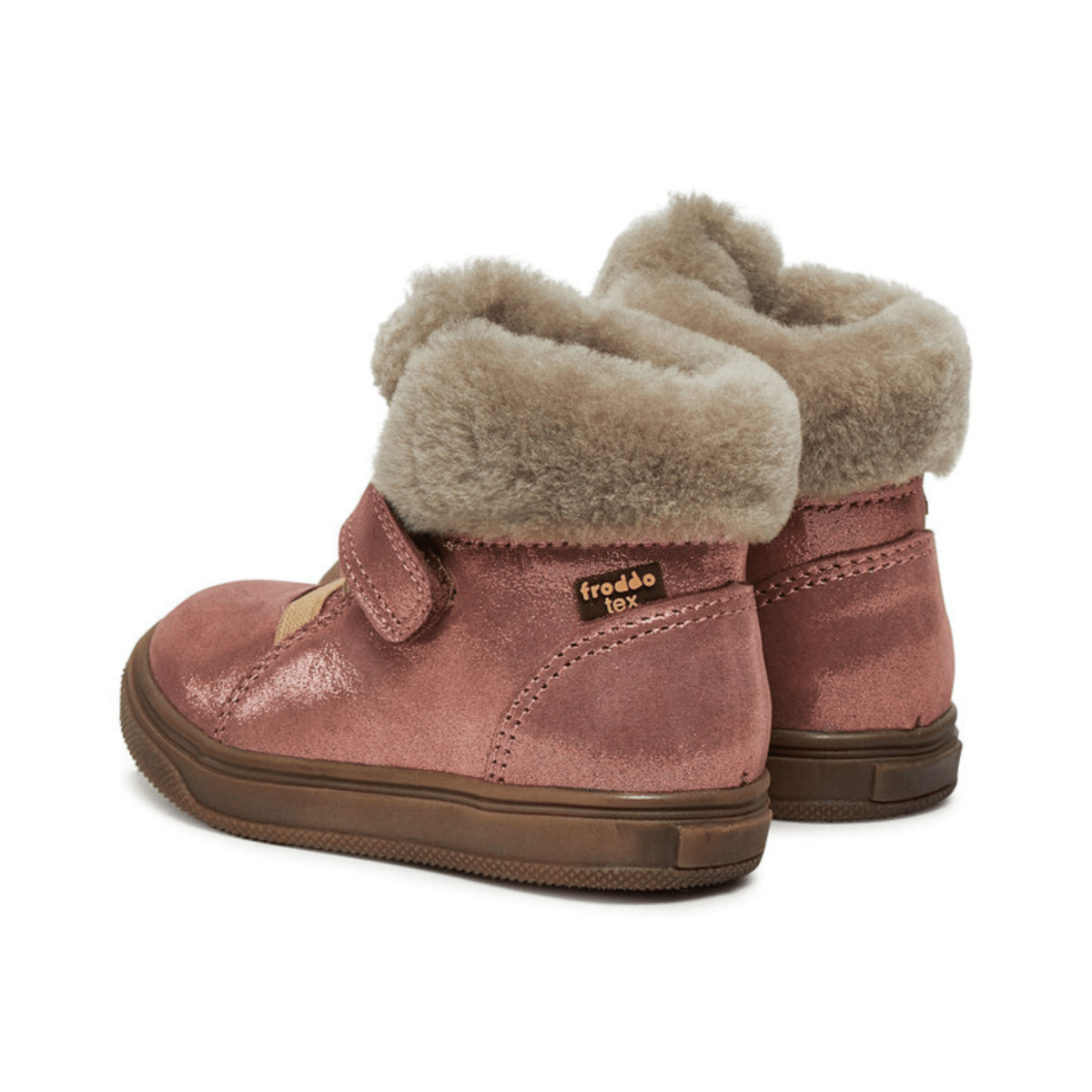 Froddo Toddlers Basco Tex Pink/Gold Waterproof - 1101045 - Tip Top Shoes of New York
