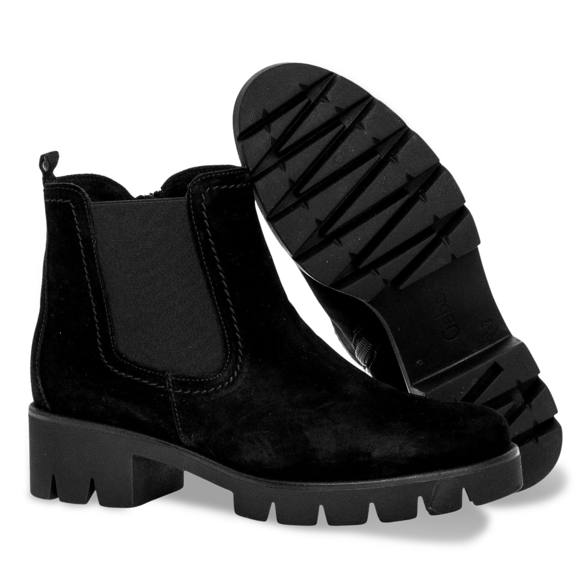 Gabor Women's 31.710.17 Chelsea Black Suede - 9017110 - Tip Top Shoes of New York