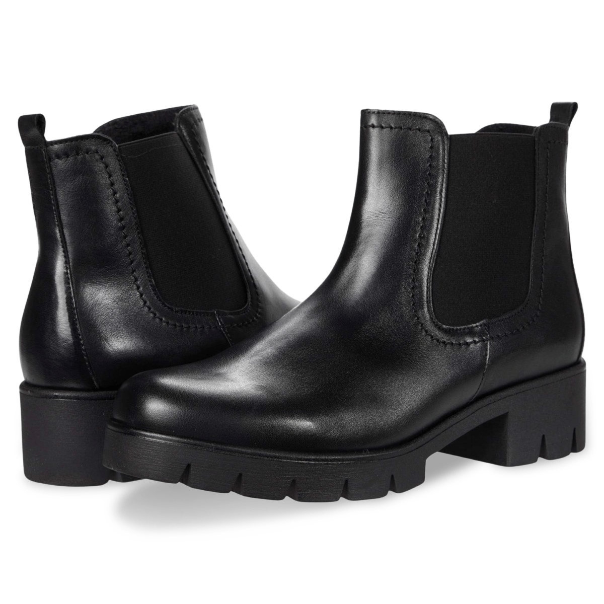 Gabor Women's 31.710.27 Chelsea Black Leather - 5022667 - Tip Top Shoes of New York