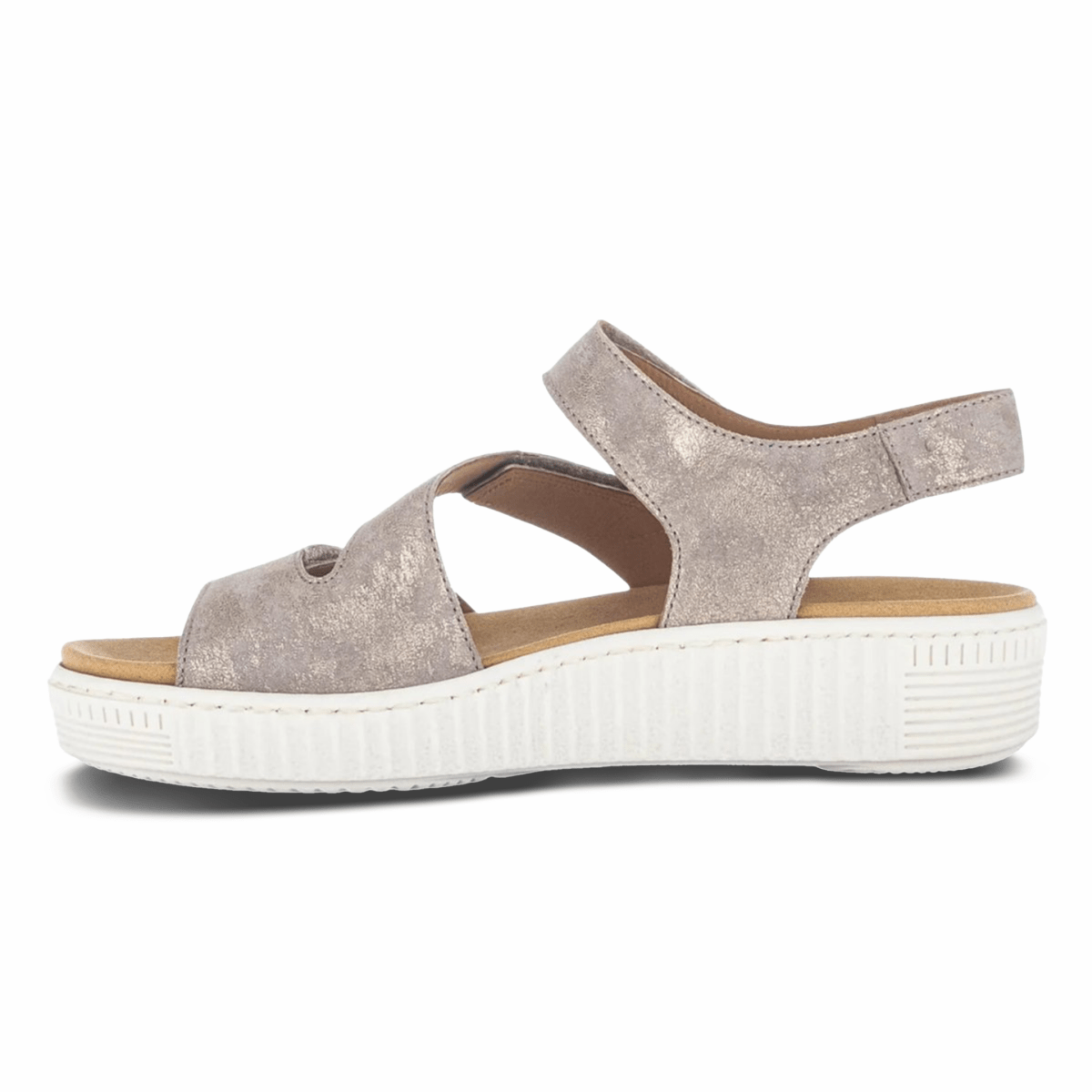 Gabor Women's 43.600.62 Beige Metallic Leather - 9014615 - Tip Top Shoes of New York