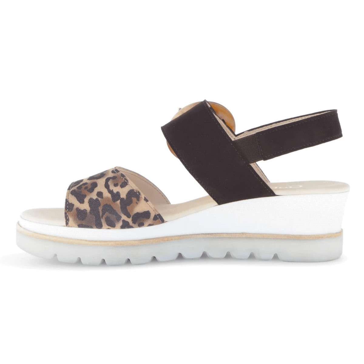 Gabor Women's 44.645.38 Black/Leopard - 9020811 - Tip Top Shoes of New York