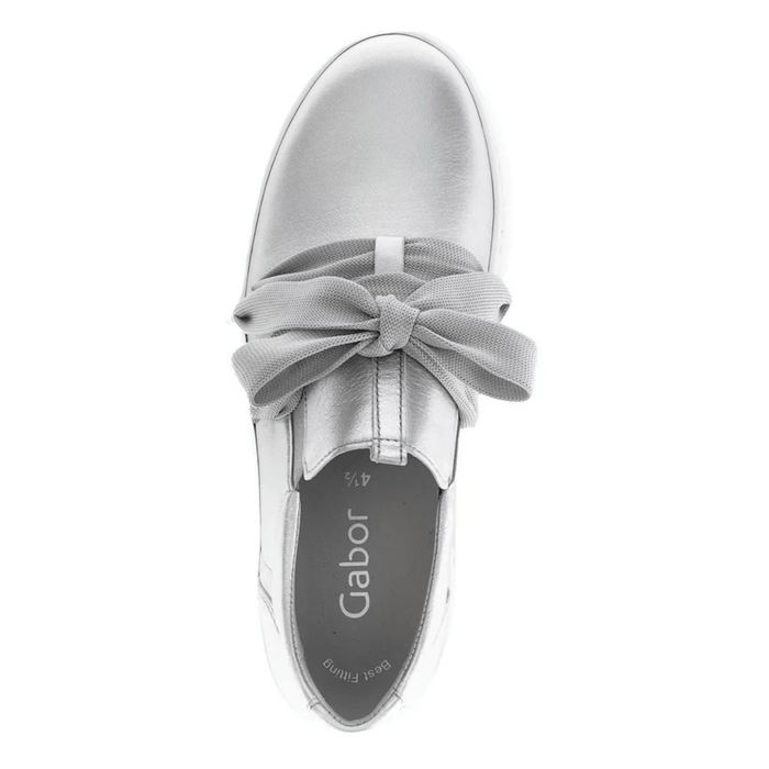 Gabor Women's 63.333.69 Silver Metallic - 9020739 - Tip Top Shoes of New York
