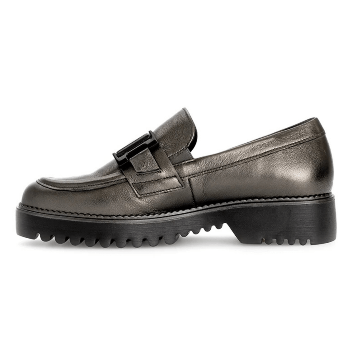 Gabor Women's 72.452.89 Smoke Metallic Leather - 9026752 - Tip Top Shoes of New York