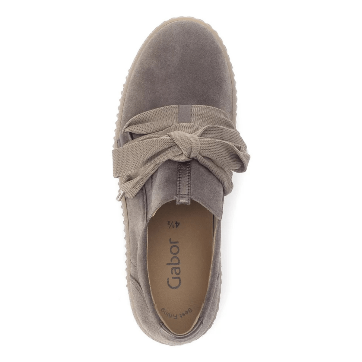 Gabor Women's 73.333.18 Low Taupe Nubuck - 9026840 - Tip Top Shoes of New York