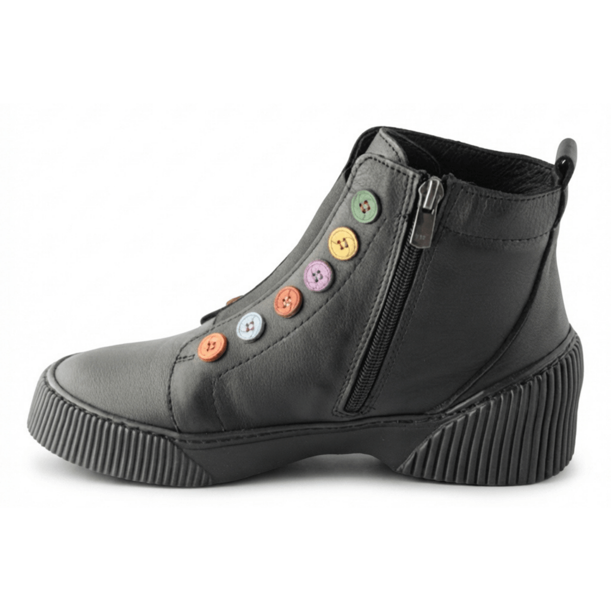Gelato Women's Tina Black Leather - 9036037 - Tip Top Shoes of New York