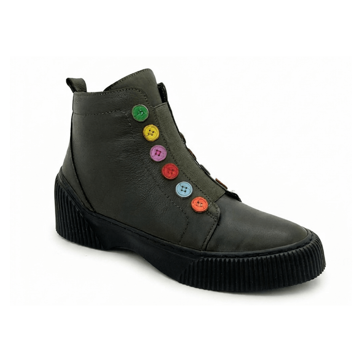 Gelato Women's Tina Green Olive Leather - 9036029 - Tip Top Shoes of New York