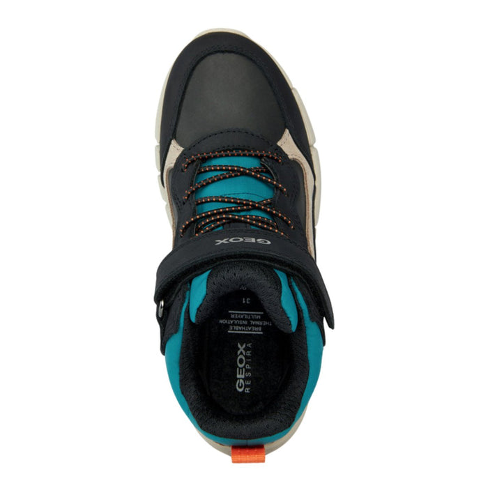 Geox Boy's (Sizes 31 - 41) Flexyper Navy/Light Blue Waterproof - 1086948 - Tip Top Shoes of New York