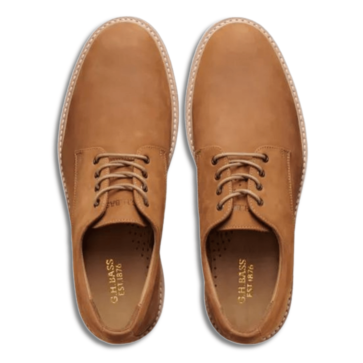 G.H. Bass Men's Pasadena Derby Tan Buc - 9013402 - Tip Top Shoes of New York