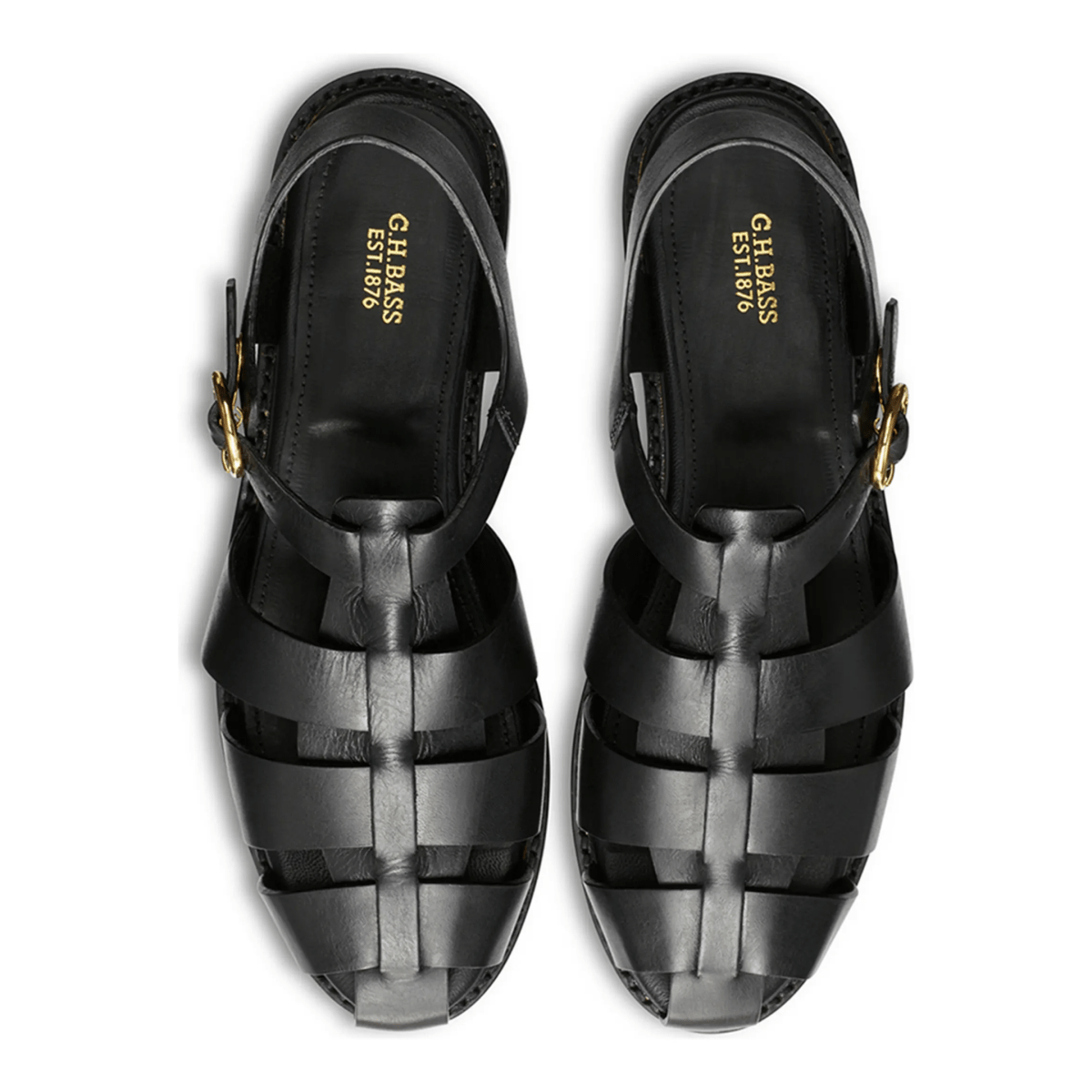 G.H. Bass Women's Fisherman Sandal Black - 9025048 - Tip Top Shoes of New York