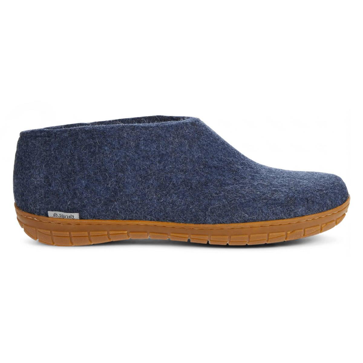 Glerups Men's Model AR Shoe with Natural Honey Rubber Sole Denim - 11030268 - Tip Top Shoes of New York