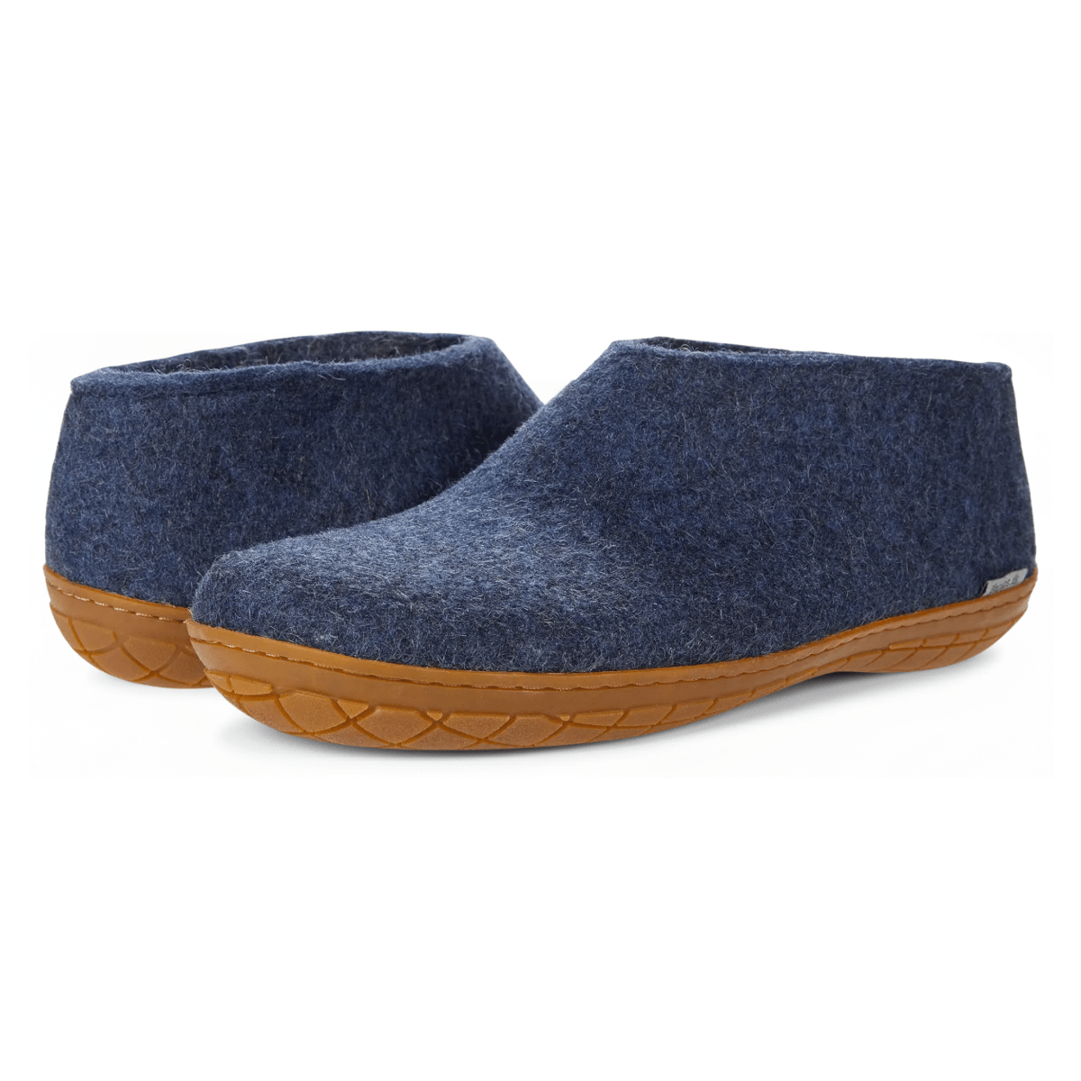 Glerups Men's Model AR Shoe with Natural Honey Rubber Sole Denim - 11030268 - Tip Top Shoes of New York