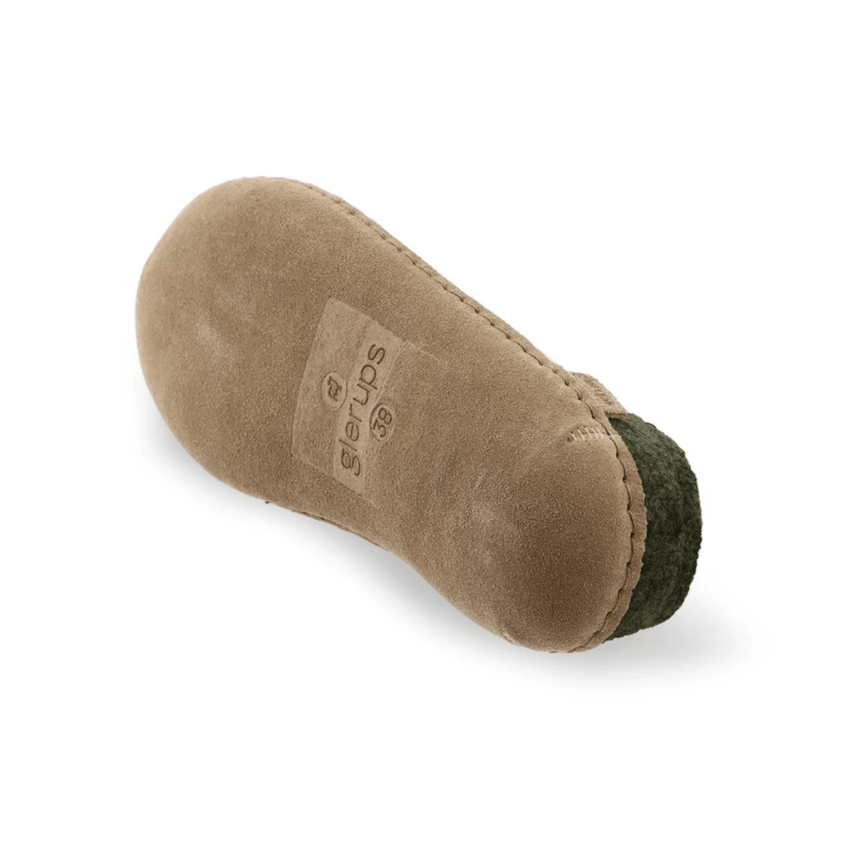Glerups Men's Model B Slipper with Leather Sole Green Forest - 11029321 - Tip Top Shoes of New York