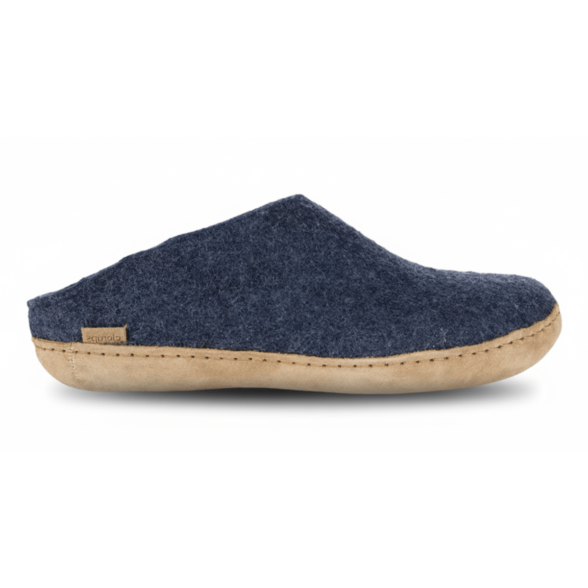 Glerups Women's Model B Slipper with Leather Sole Denim - 11024942 - Tip Top Shoes of New York