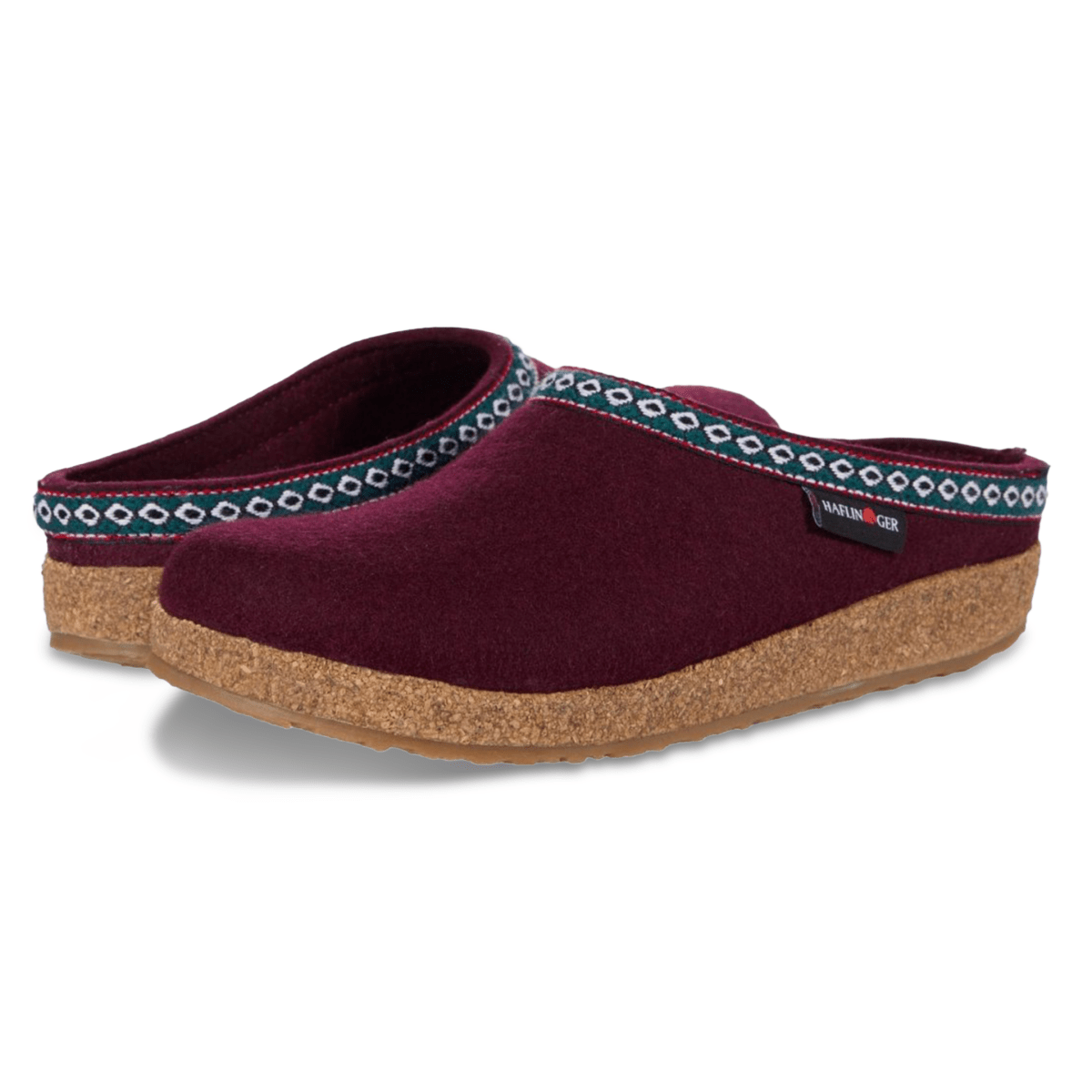 Haflinger Women's GZ Braid Bordo - 3007509 - Tip Top Shoes of New York