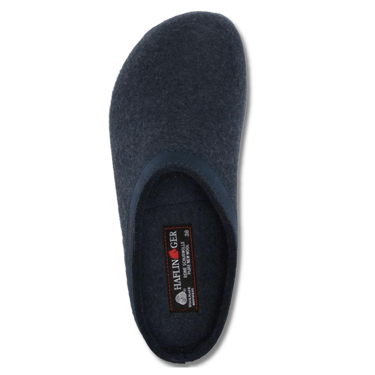 Haflinger Women's GZL44 Blue Felt - 862572 - Tip Top Shoes of New York