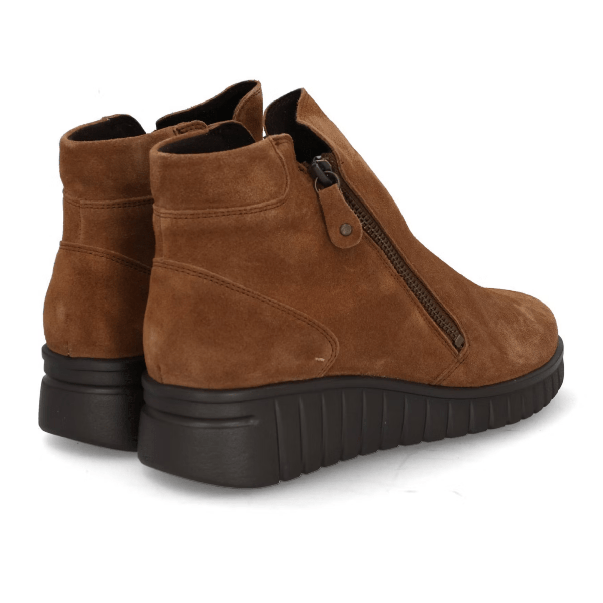 Hartjes Women's Country Boot Cognac Suede - 9026643 - Tip Top Shoes of New York