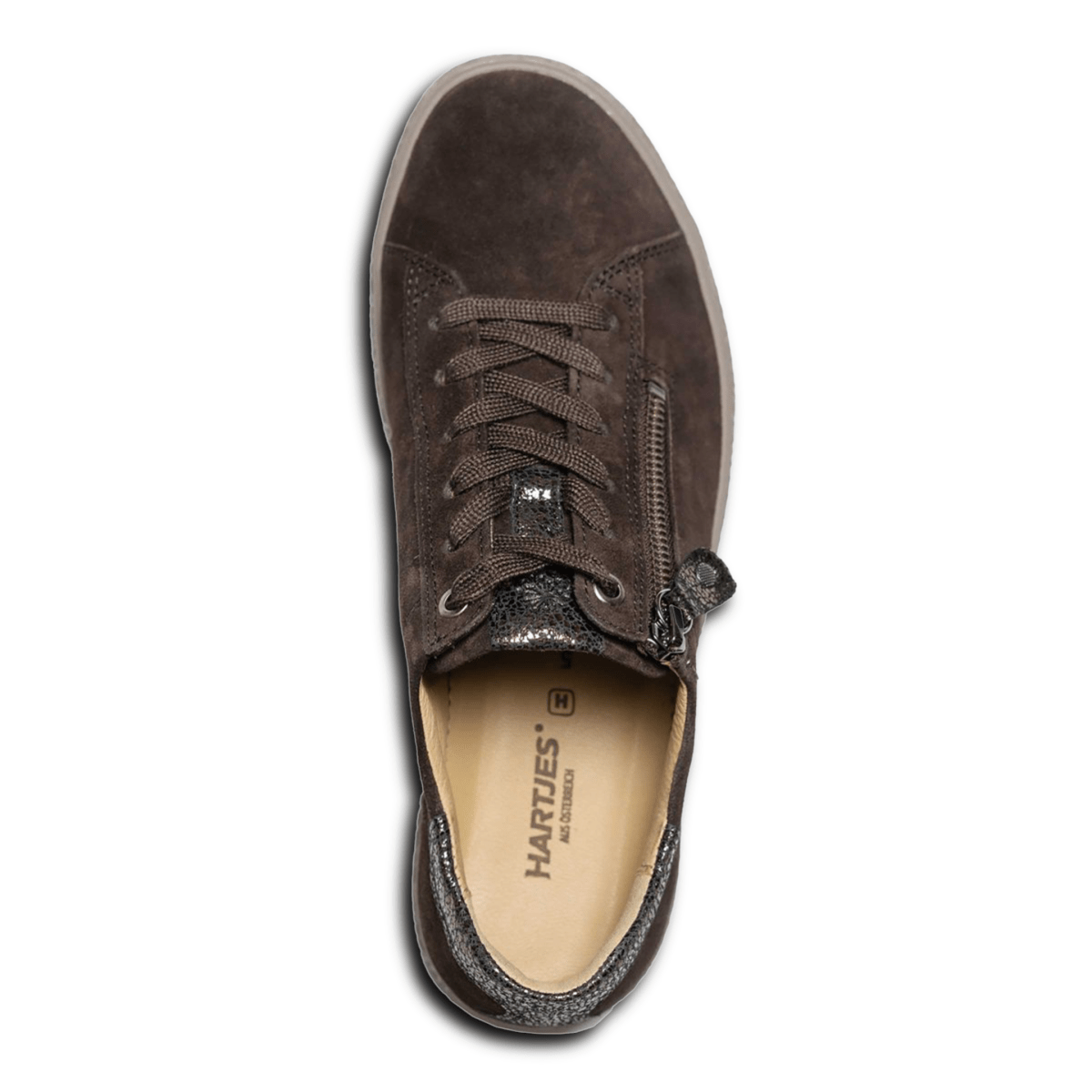 Hartjes Women's Phil Dark Brown/Ant Gold - 3013354 - Tip Top Shoes of New York