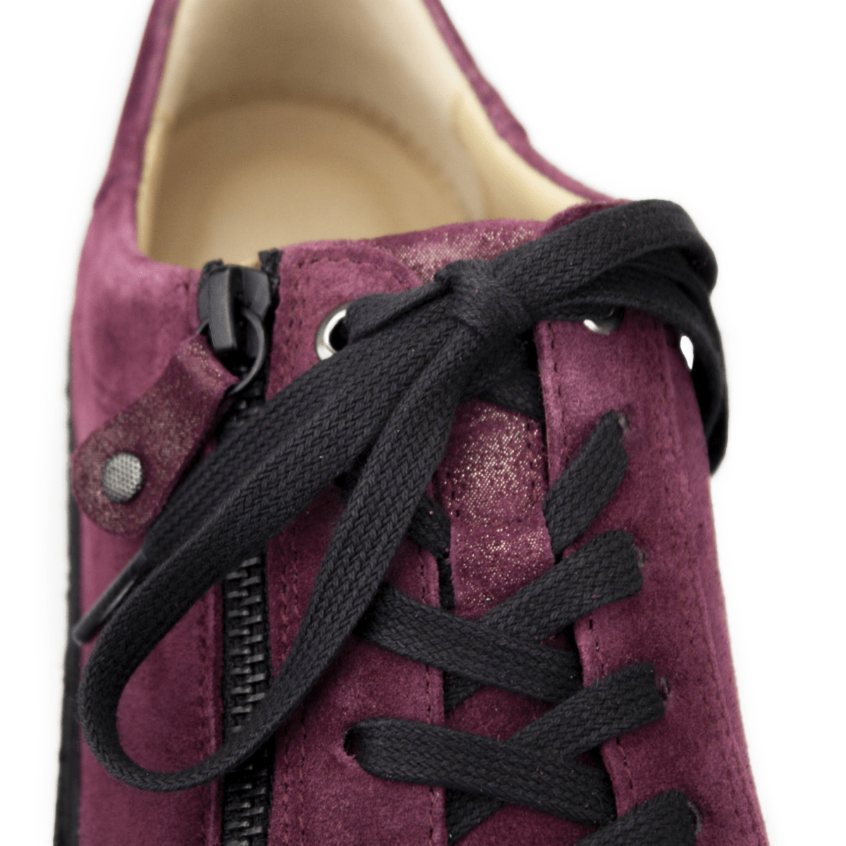 Hartjes Women's Phil Eggplant Nubuck - 9036386 - Tip Top Shoes of New York