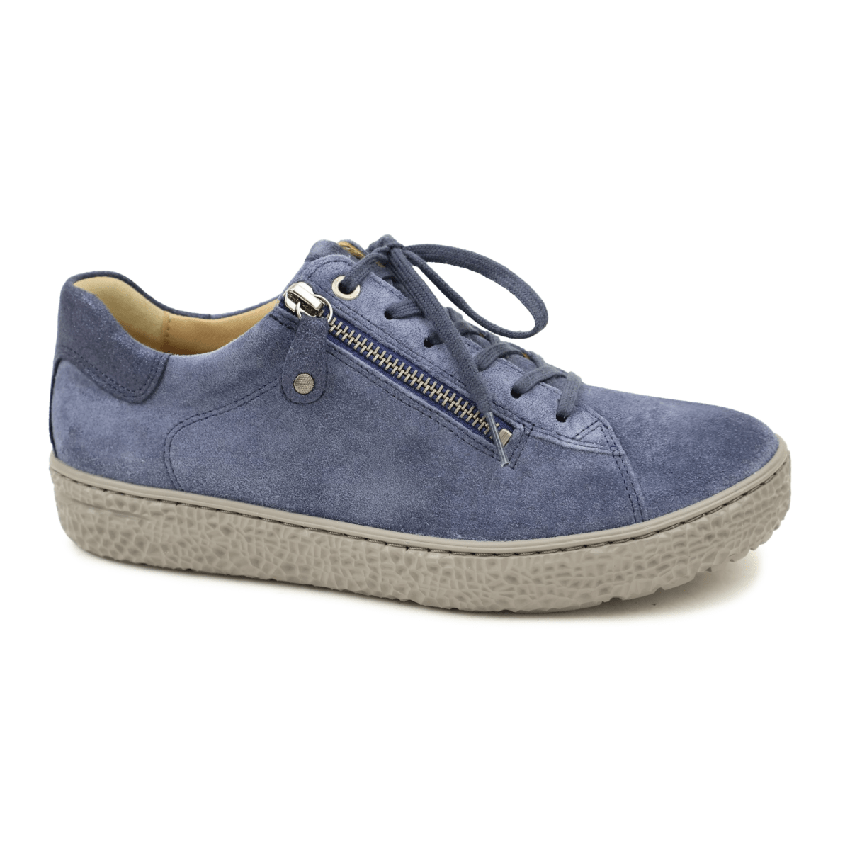 Hartjes Women's Phil Steel Blue Nubuck - 9026559 - Tip Top Shoes of New York
