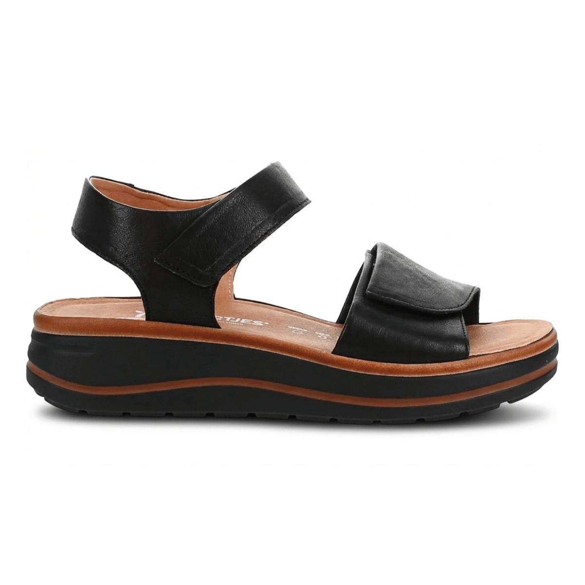 Hartjes Women's Woogie Natural Black Nappa - 9032166 - Tip Top Shoes of New York