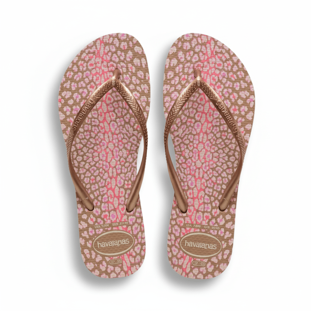 Havaianas Girl's Slim Animals Rose Gold (Sizes 2930 - 3334) - 1082570 - Tip Top Shoes of New York