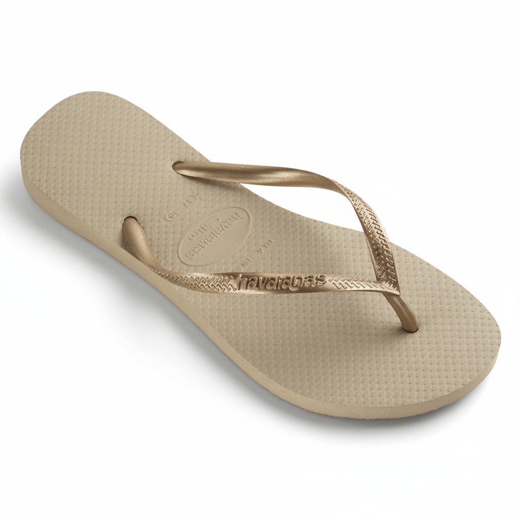 Havaianas Girl's Slim Grey/Gold - 638195 - Tip Top Shoes of New York