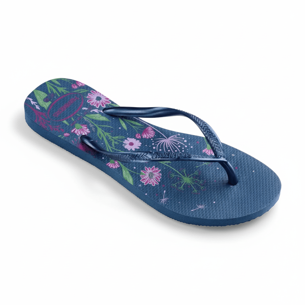Havaianas Girl's Slim Organic Comfy Blue - 1073653 - Tip Top Shoes of New York