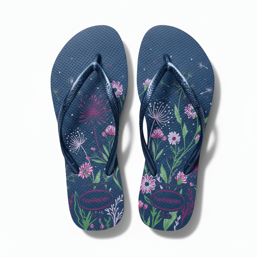 Havaianas Girl's Slim Organic Comfy Blue - 1073653 - Tip Top Shoes of New York