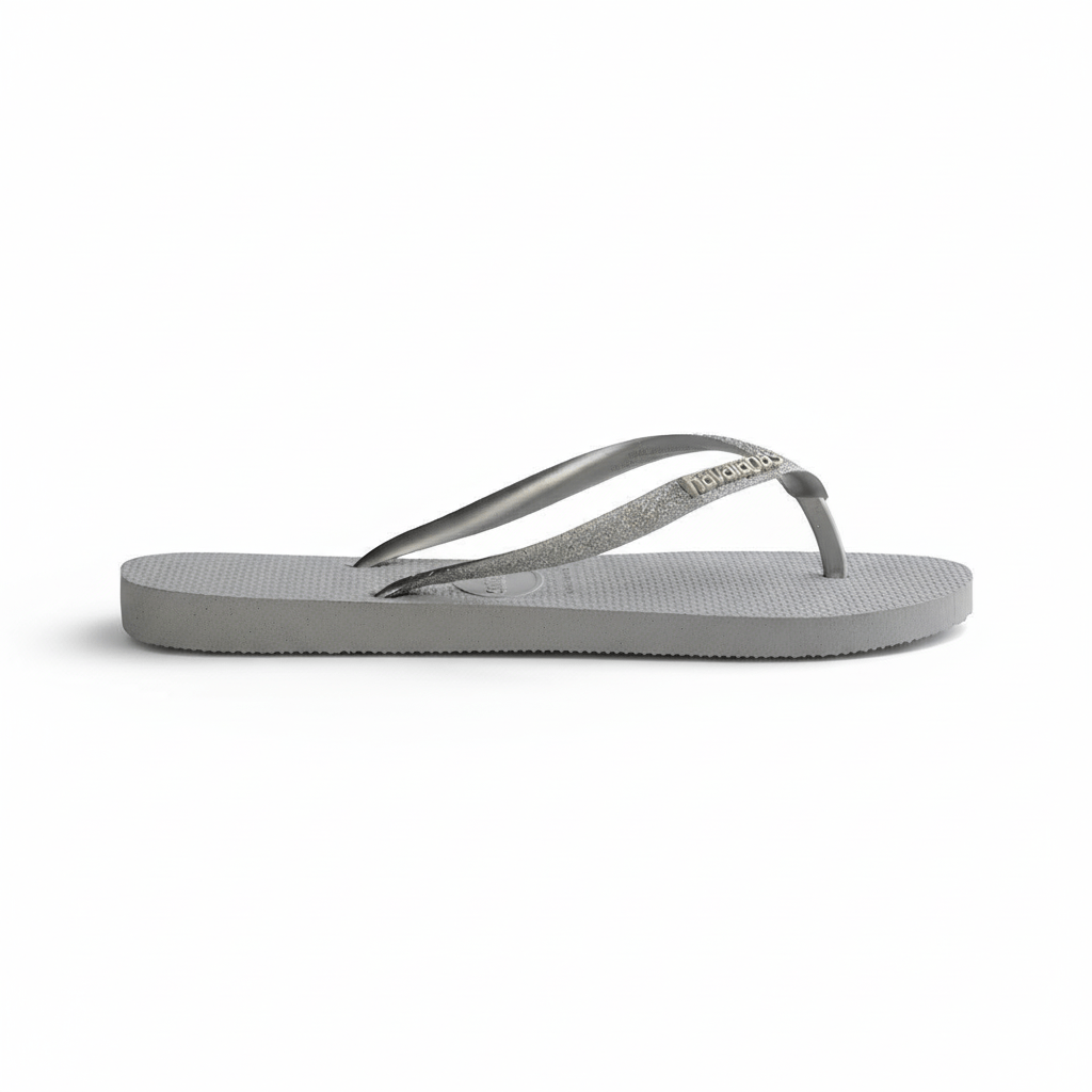Havaianas Kids Slim Glitter Steel Grey (3536 - 3738) - 959923 - Tip Top Shoes of New York