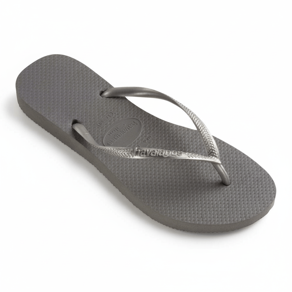 Havaianas Kids Slim Grey/Silver - 564411 - Tip Top Shoes of New York