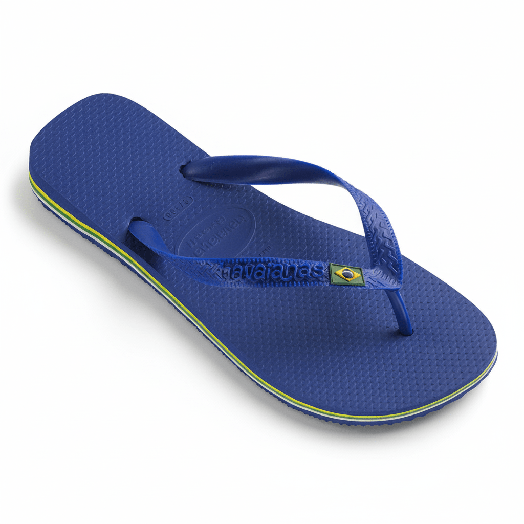Havaianas Women's Brazil Marine Blue Tip Top Shoes of New York