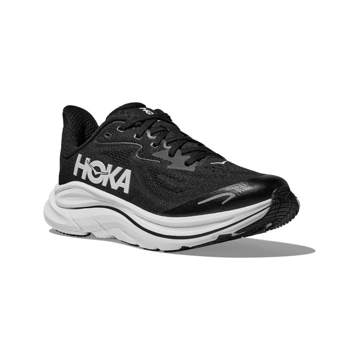Hoka One One Kid's (Grade School) Clifton 10 Black/White - 1098737 - Tip Top Shoes of New York