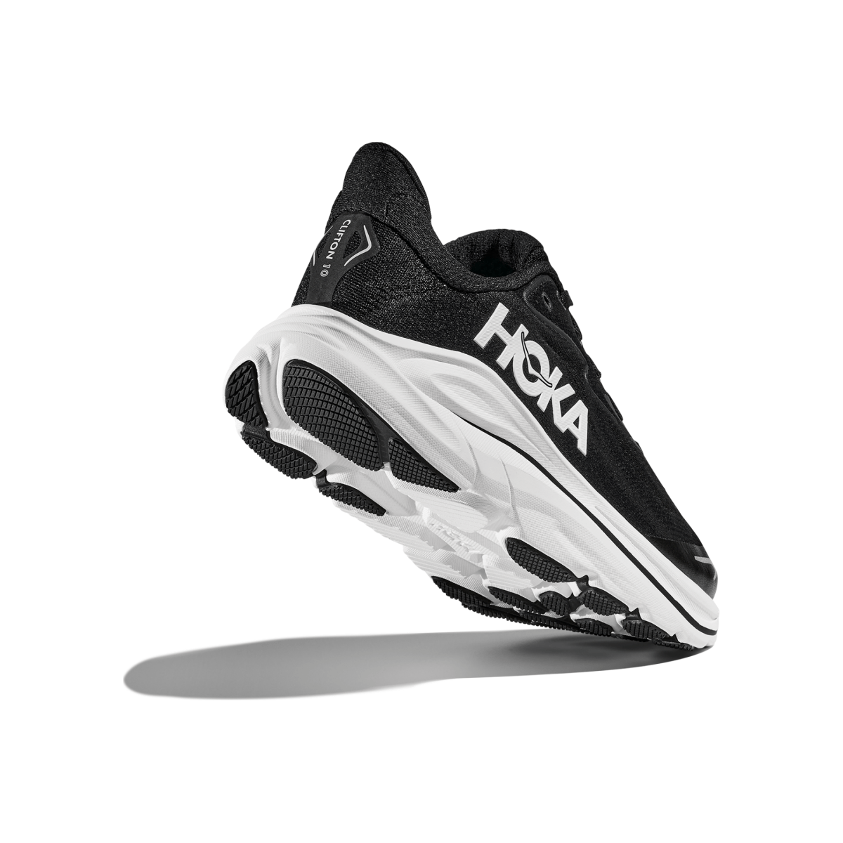Hoka One One Kid's (Grade School) Clifton 10 Black/White - 1098737 - Tip Top Shoes of New York