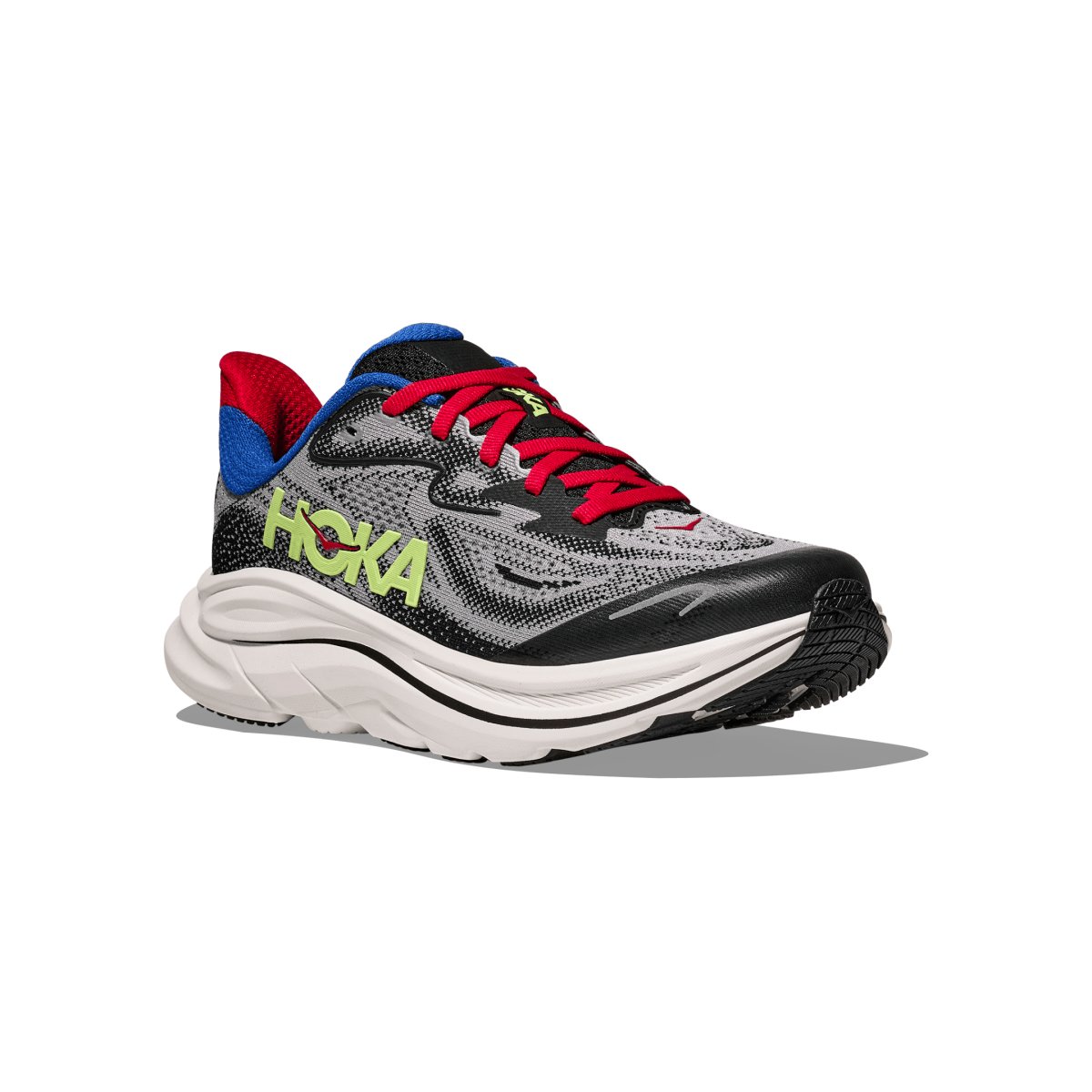 Hoka One One Kids (Grade School) Clifton 10 Foggy Grey/Black - 1103770 - Tip Top Shoes of New York