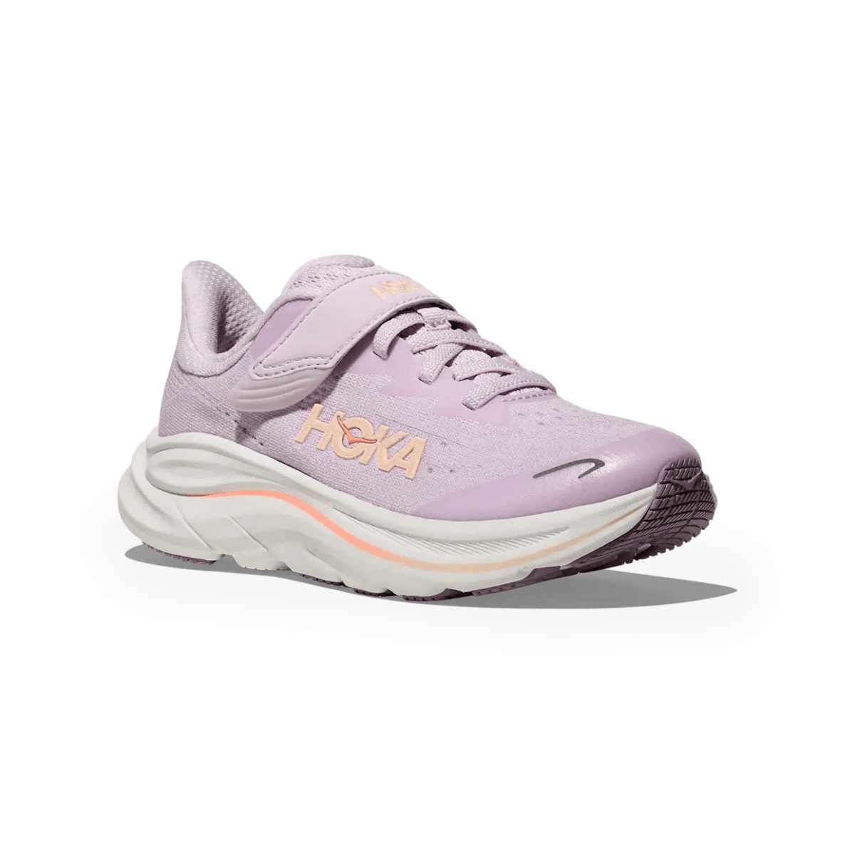Hoka One One Kids (Grade School) Clifton 10 Lilac Cream/Tangerine Glow - 1110658 - Tip Top Shoes of New York