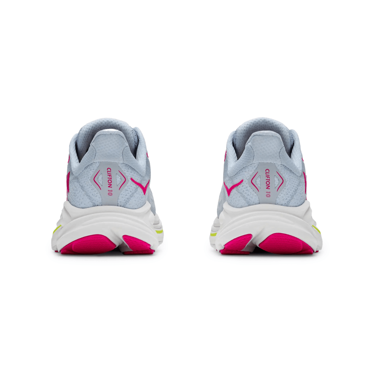 Hoka One One Kids (Grade School) Clifton 10 Overcast/Neon Dragonfruit - 1110603 - Tip Top Shoes of New York