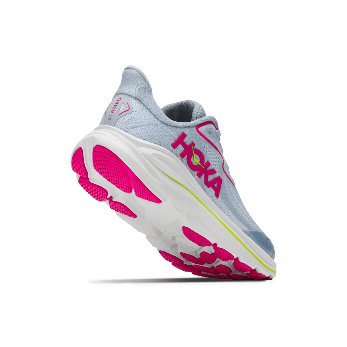 Hoka One One Kids (Grade School) Clifton 10 Overcast/Neon Dragonfruit - 1110603 - Tip Top Shoes of New York