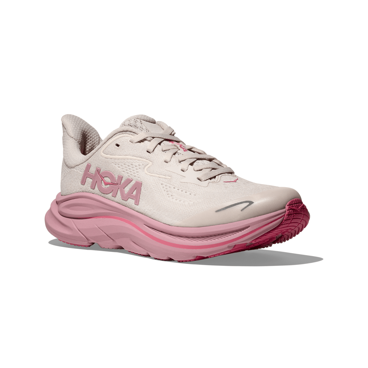Hoka One One Kid's (Grade School) Clifton 10 Rose Cream/Dried Rose - 1098753 - Tip Top Shoes of New York