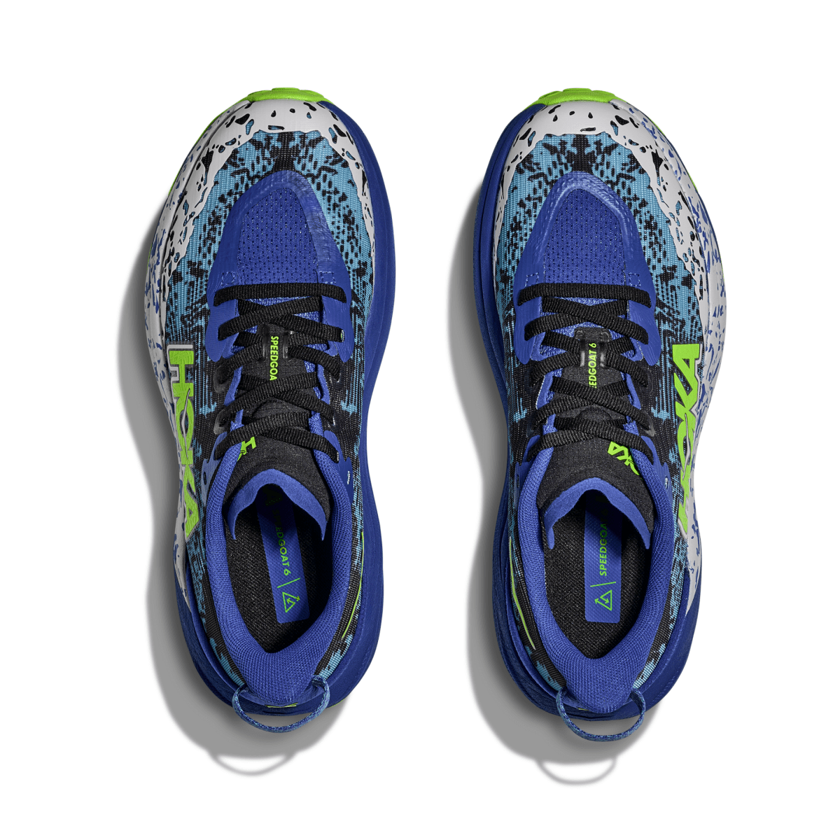 Hoka One One Kid's (Grade School) Speedgoat 6 Y Night Sky/Neon Lime - 1098851 - Tip Top Shoes of New York