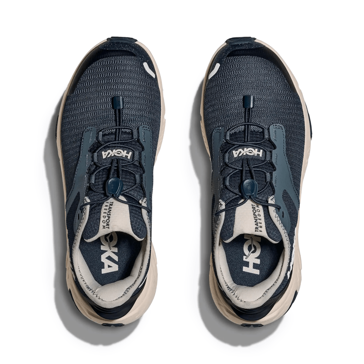 Hoka One One Kids (Grade School) Transport Freedom Varsity Navy/Alabaster - 1103825 - Tip Top Shoes of New York