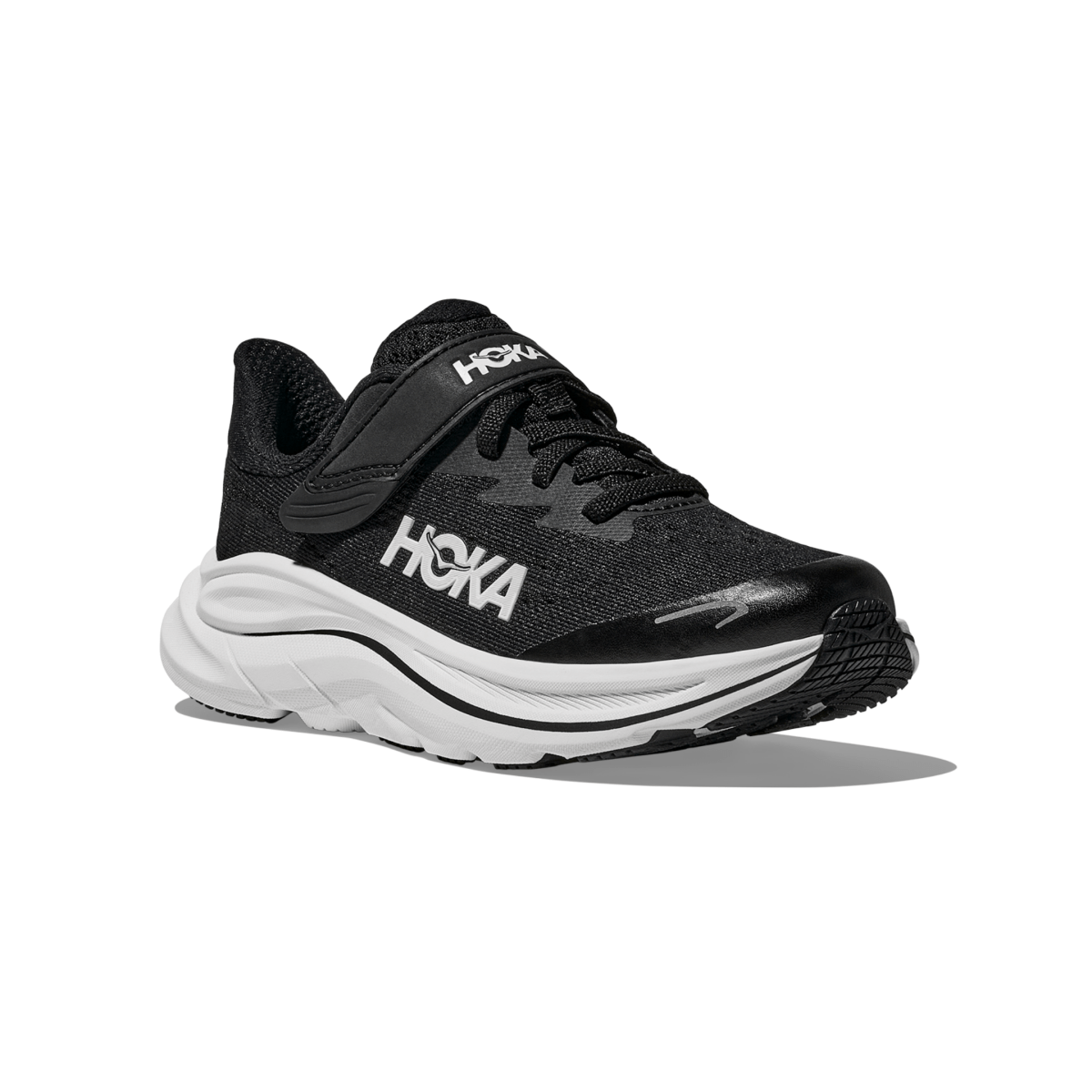 Hoka One One Kid's (Preschool) Clifton 10 Black/White - 1098778 - Tip Top Shoes of New York