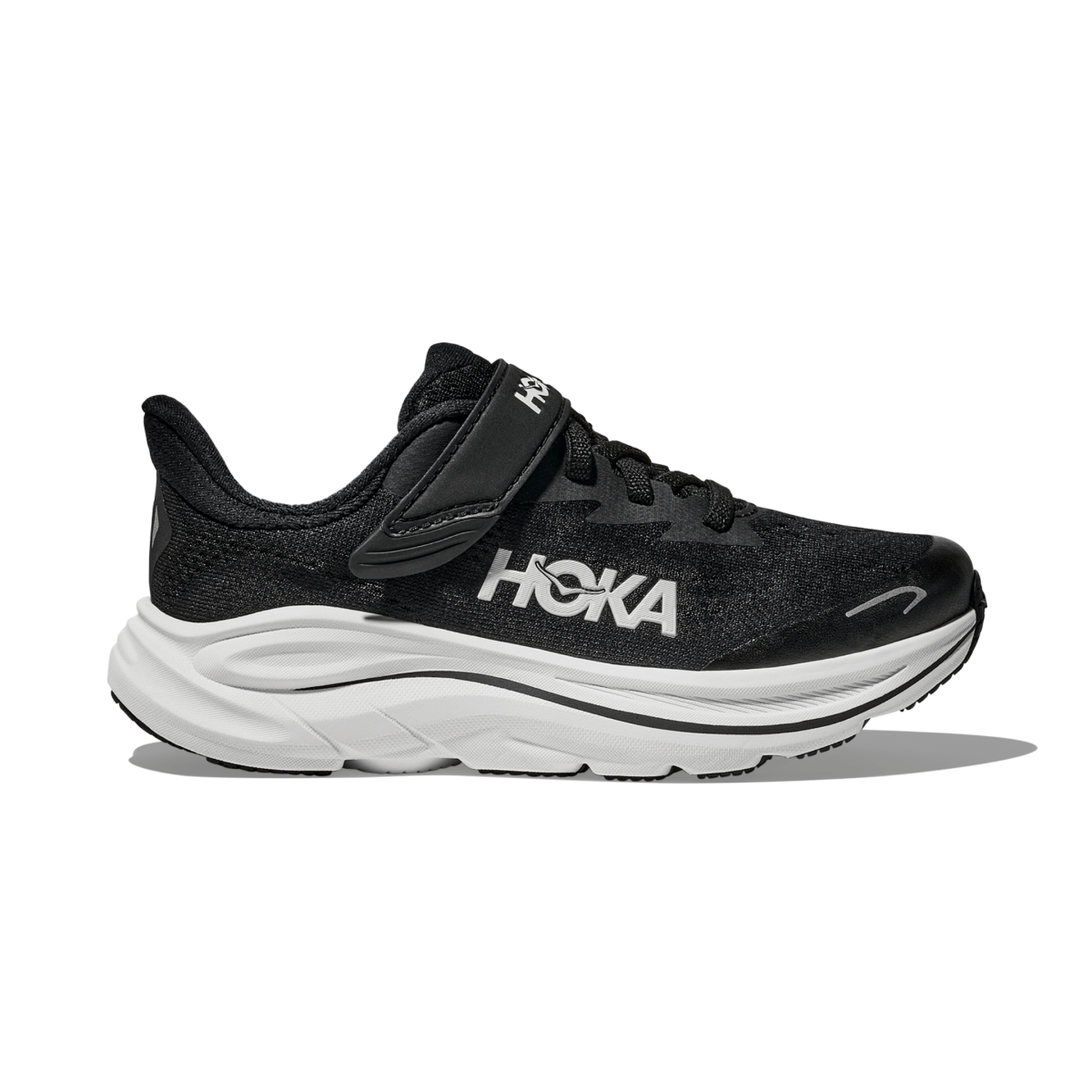 Hoka One One Kid's (Preschool) Clifton 10 Black/White - 1098778 - Tip Top Shoes of New York