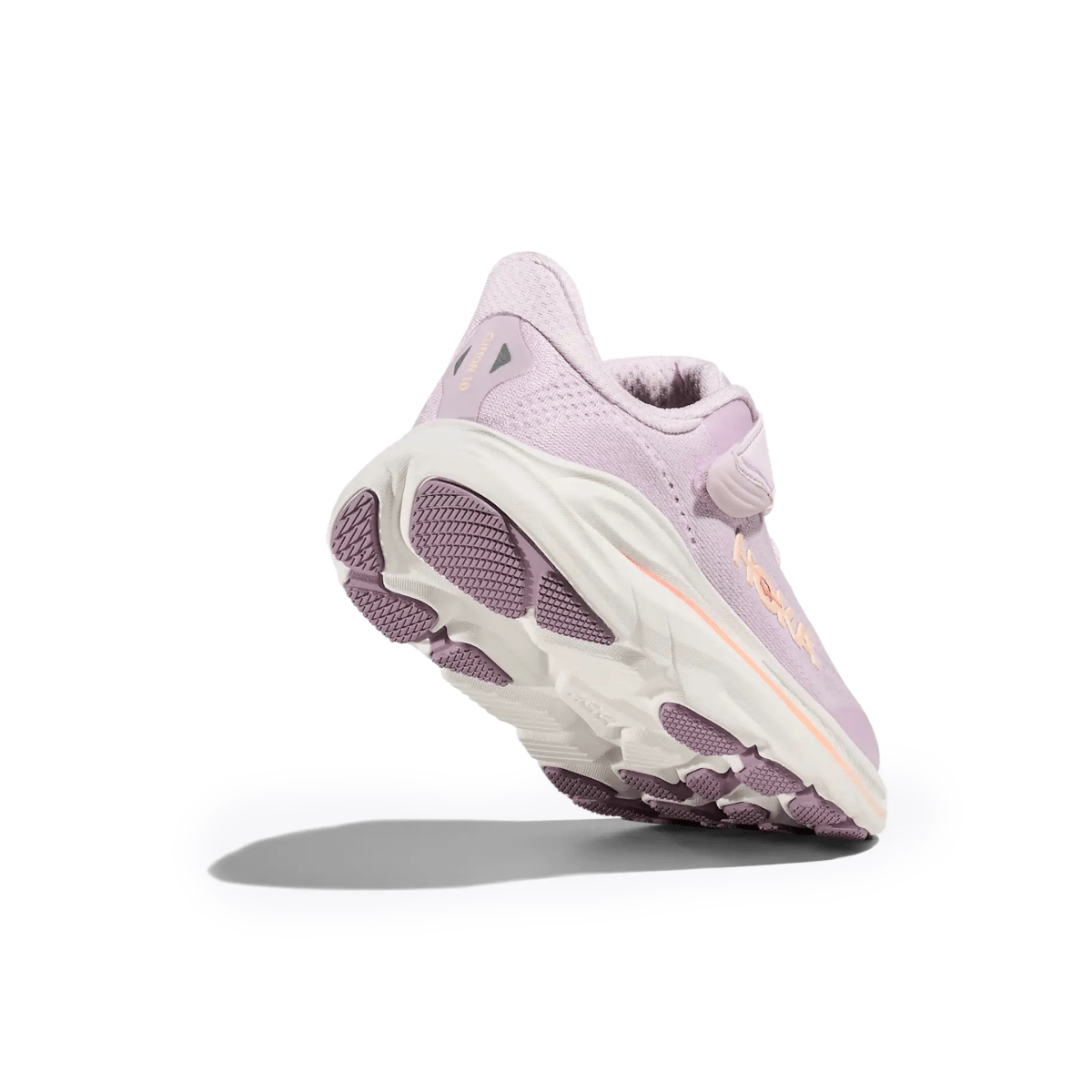 Hoka One One Kids (Preschool) Clifton 10 Lilac Cream/Tangerine Glow - 1110649 - Tip Top Shoes of New York